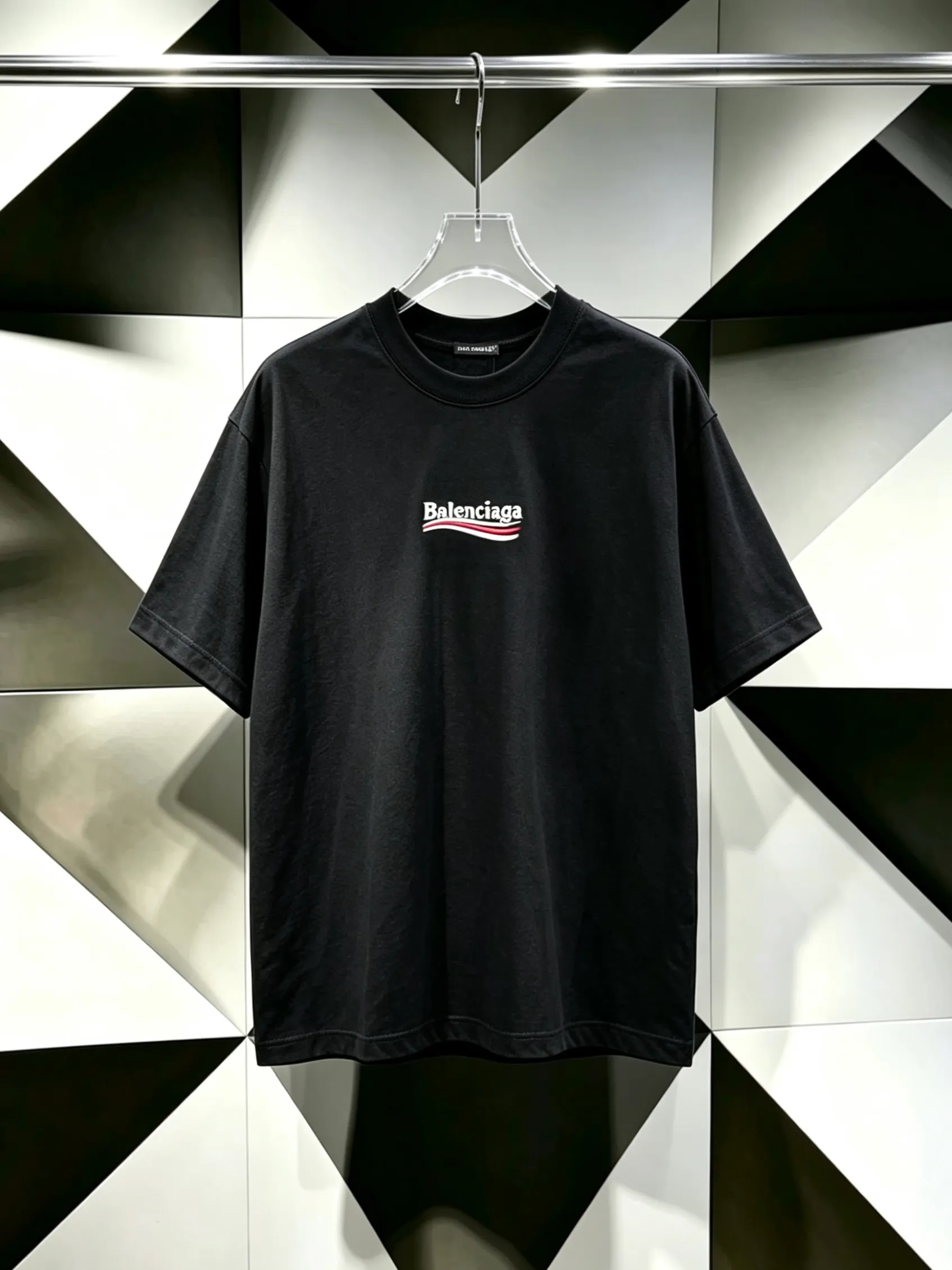 P90💰 Balenciaga* 2026 New Arrival T : 300g ： 🪡 🪡 :S M L XL XXL :Black